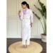 Picture of Delightful Rayon White Readymade Salwar Kameez