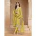 Picture of Chiffon & Organza Peru Straight Cut Salwar Kameez