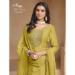 Picture of Chiffon & Organza Peru Straight Cut Salwar Kameez