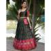 Picture of Radiant Silk Dark Olive Green Lehenga Choli