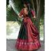 Picture of Radiant Silk Dark Olive Green Lehenga Choli