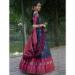 Picture of Good Looking Silk Midnight Blue Lehenga Choli