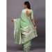 Picture of Enticing Linen Dark Sea Green Saree