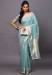 Picture of Magnificent Linen Dark Sea Green Saree