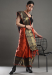 Picture of Beautiful Linen Chocolate Saree