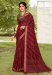 Picture of Bewitching Georgette & Silk Maroon Saree