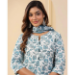 Picture of Comely Cotton Silver Readymade Salwar Kameez