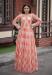 Picture of Statuesque Chiffon Burly Wood Readymade Gown