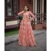 Picture of Statuesque Chiffon Burly Wood Readymade Gown