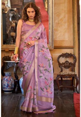 Picture of Well Formed Silk Rosy Brown Saree