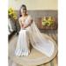 Picture of Nice Georgette Off White Saree