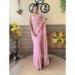 Picture of Delightful Georgette Pink Saree