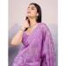 Picture of Graceful Net Violet Saree