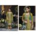 Picture of Delightful Chiffon Olive Drab Readymade Salwar Kameez