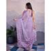 Picture of Ideal Silk Light Slate Grey Saree