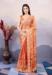 Picture of Shapely Silk Orange Saree