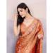 Picture of Shapely Silk Orange Saree