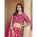 Picture of Enticing Organza Hot Pink Lehenga Choli