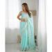 Picture of Marvelous Georgette Light Steel Blue Saree