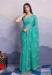 Picture of Stunning Chiffon Light Sea Green Saree