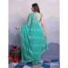 Picture of Stunning Chiffon Light Sea Green Saree