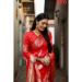 Picture of Sightly Silk Crimson Saree