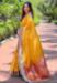 Picture of Pretty Silk Yellow Saree