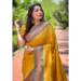 Picture of Pretty Silk Yellow Saree