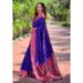 Picture of Statuesque Silk Midnight Blue Saree