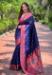 Picture of Radiant Silk Dark Slate Blue Saree