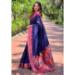 Picture of Radiant Silk Dark Slate Blue Saree