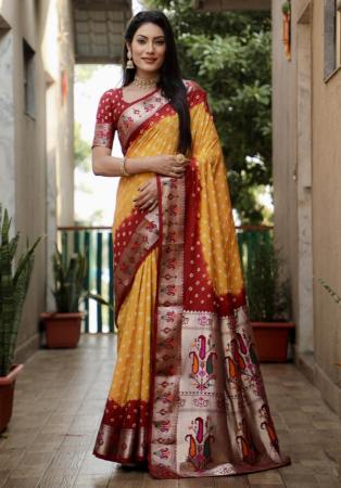 Picture of Ideal Silk Orange Saree