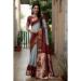 Picture of Stunning Silk Dark Slate Grey Saree