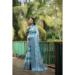 Picture of Lovely Silk Turquoise Saree