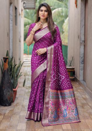 Picture of Pleasing Silk Indigo Saree