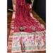 Picture of Ravishing Silk Maroon Saree