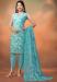 Picture of Cotton Pale Turquoise Readymade Salwar Kameez