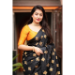 Picture of Beauteous Silk Black Saree