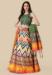 Picture of Resplendent Silk Khaki Lehenga Choli