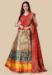 Picture of Fascinating Silk Indian Red Lehenga Choli