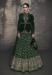 Picture of Resplendent Silk Dark Green Anarkali Salwar Kameez