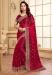 Picture of Exquisite Silk Crimson Saree