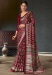 Picture of Admirable Crepe Dim Gray Saree