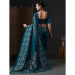 Picture of Statuesque Cotton & Crepe & Silk Navy Blue Saree