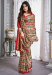 Picture of Enticing Cotton & Crepe & Silk Indian Red Saree