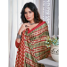 Picture of Enticing Cotton & Crepe & Silk Indian Red Saree