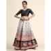 Picture of Delightful Satin & Silk Silver Lehenga Choli