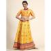 Picture of Stunning Satin & Silk Yellow Lehenga Choli