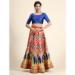 Picture of Splendid Satin & Silk Light Salmon Lehenga Choli