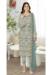 Picture of Georgette Dark Grey Straight Cut Salwar Kameez